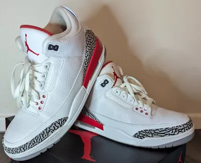 US 11.5 Mens Nike Air Jordan 3 Retro Katrina 2018 Pre-owned - Free Ship  • $220