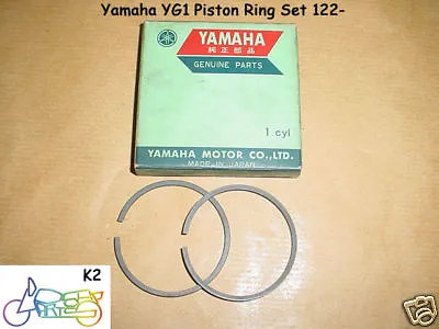 Yamaha YG1 Piston Ring 0.50 NOS YG1K YG1T YG1TK 2nd Oversize Rings 122-11610-20  • $38.76