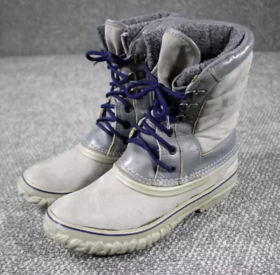 Vintage LaCrosse Women's Insulated Duck Boots Steel Shank Waterproof Gray Size 6 • £14.45