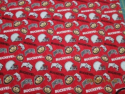 Ohio State University  Buckeyes  Sport  Print  Design  New 100% Cotton  1/2 Yard • $5.99