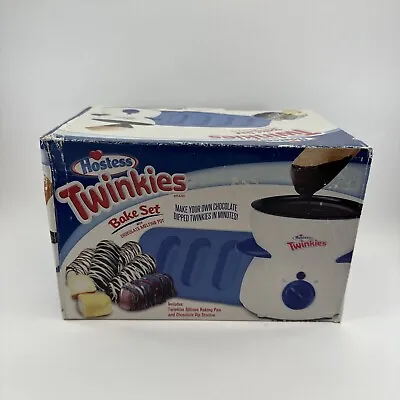 Hostess Twinkies Bake Set With Chocolate Melting Pot Silicone Pan Dipping Baking • $13