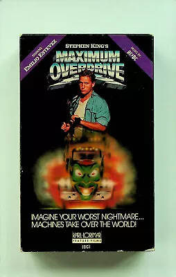 S. King's Maximum Overdrive (1986) - R - Karl Lorimar Home Video - Preowned • $19.99