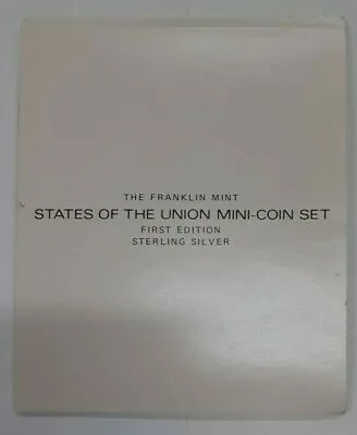 Franklin Mint - States Of The Union Sterling Silver Mini Coin Set (50 Pcs.) • $164.92