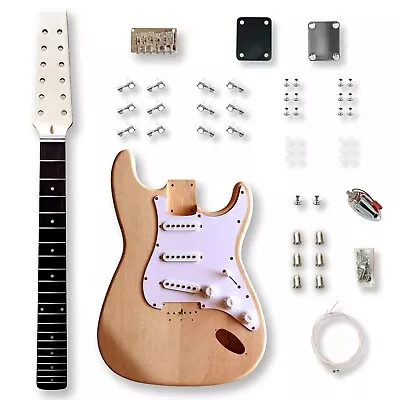 DIY 12 String ST Style Electric Guitar Kits Mahogany Body Maple Neck • $159.99