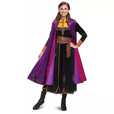 £57.99 • Buy Women`s Disney Official Frozen 2 Travelling Anna Costume Princess Fancy Dress