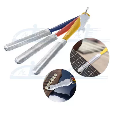 $12.19 • Buy Guitar Nut File Fret Crowning Slot Filing & Bridge Pin Puller Nail Peg Remover