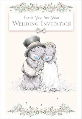 Me To You Bear Wedding Thank You Invitation Card • £3.90