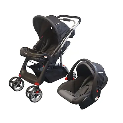 £114.99 • Buy Mamakids 2-in-1 Travel System Stroller Pushchair Pram Buggy With Baby Car Seat