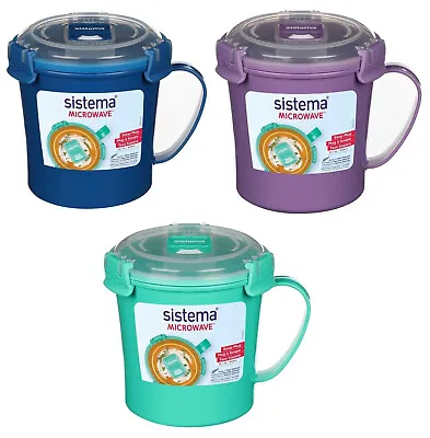 £6.99 • Buy Sistema To Go Microwave Soup Mug - 656 Ml, Assorted Colours