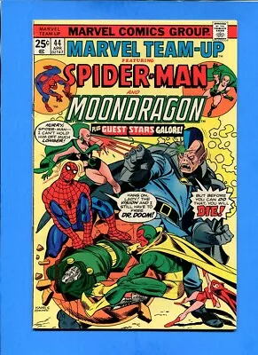 Marvel Team-Up #44 Spider-Man Moondragon Dr. Doom April 1976 Comic VF • $7