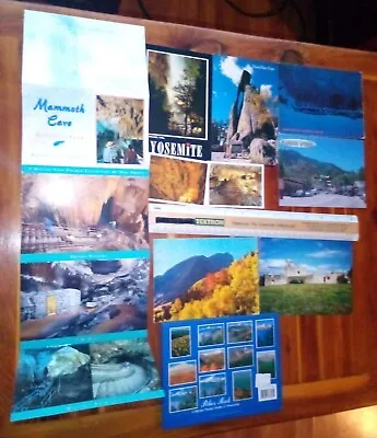 $8.99 • Buy Vintage Postcards Pikes Peak Yosemite Mammoth Cave Colorado Texas