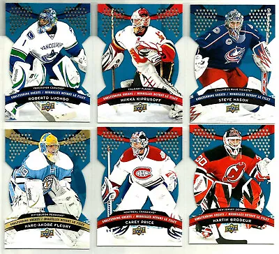 2009-10 MCDONALDS UD GOALTENDING GREATS COMPLETE 6 Hockey CARD Insert Set • $5.82