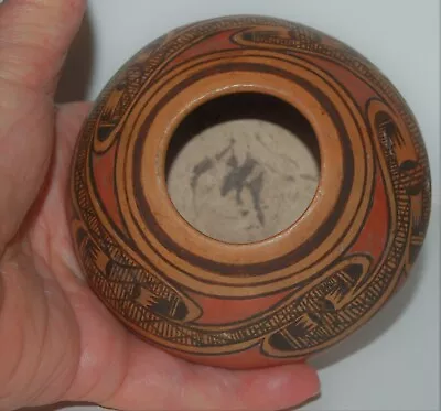 $400 • Buy Hopi, Dextra Quotskuyva Nampeyo;  Polychrome Seed Pod;  4 X 2 Inches
