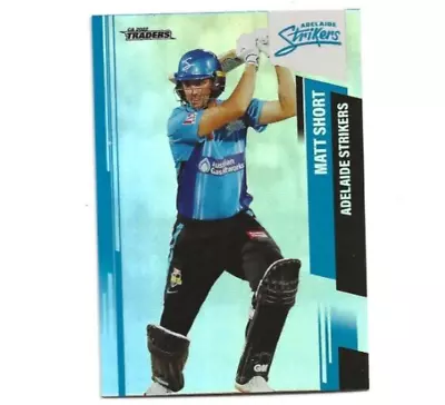 2022/23 Cricket Traders Silver Parallel MATT SHORT ADELAIDE STRIKERS CARD #063 • $1