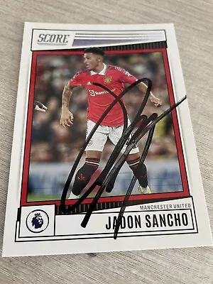 Match Attax 2023/24 Jadon Sancho Manchester United Signed • £3.99
