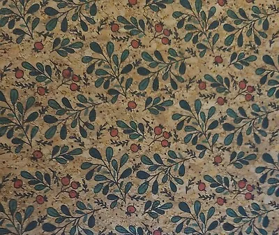 New BTY X 26.5  Cork Fabric By Sallie Tomato Upholstery Sewing Wild Berries  • $40