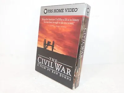 $11.95 • Buy The Civil War: A Film By Ken Burns (DVD, 2004, 5-Disc Set) 1990 Documentary OOP!