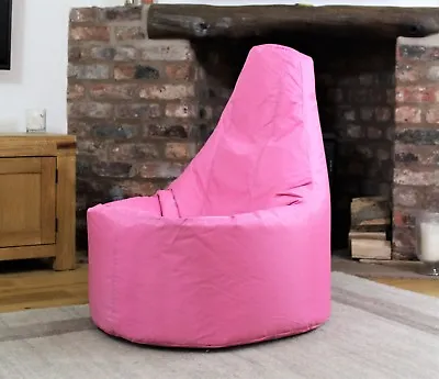 Large Bean Bag Gamer Seat Beanbag Adult Outdoor Gaming Garden Big Chair Pink • £39.95