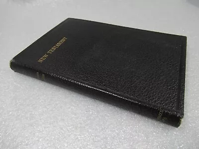 £10 • Buy 1899 The New Testament Pocket Paragraph Bible Leather Binding VG Cond