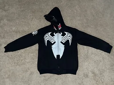 Vtg Spiderman Red Hoodie Zip Up Jacket XL CLH Creating Limitless Heights • $89.99