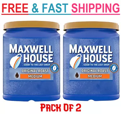 Maxwell House Original Roast Ground Coffee (48 Oz.) 2 Pack • $33.90