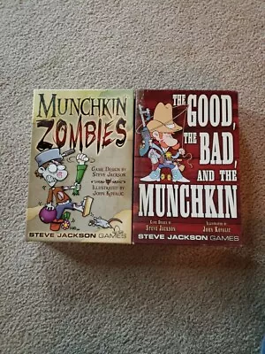 Munchkin Zombies & The Good The Bad The Munchkin Steve Jackson Games • $44.99