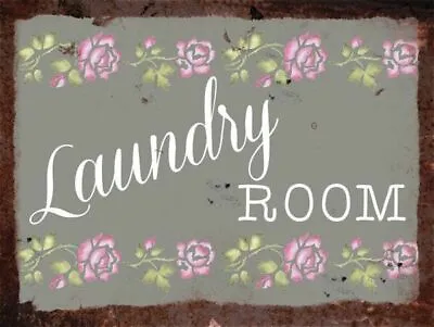 £8.39 • Buy Laundry Room - Vintage Metal Wall Sign
