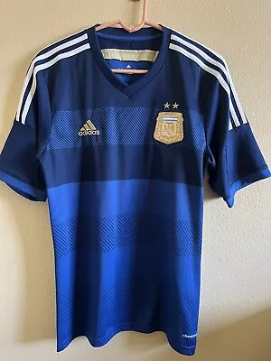 Authentic Adidas Argentina Away 2014 Kit Jersey - Size Medium • $65