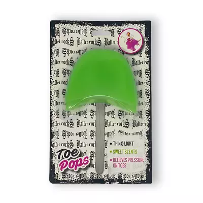 New Pointe Shoe Toe Pads Gel Toe Pops For Ballet Dance - Green Kiwi Scented • $12