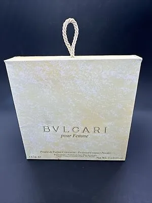 VINTAGE BVLGARI POUR FEMME PERFUMED COMPACT POWDER 3x1g(0.03oz) NICE CONDITION • $125.99