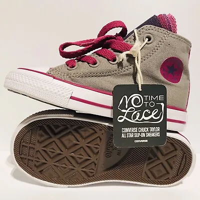 Converse Shoes Hi Tops Trainer Sneaker Boot Toddler Baby Infant New Born Laces • £29.95