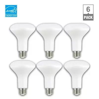 EcoSmart BR30 Dimmable LED 65-Watt Equivalent E26 Light Bulb Daylight (6-Pack) • $19.50