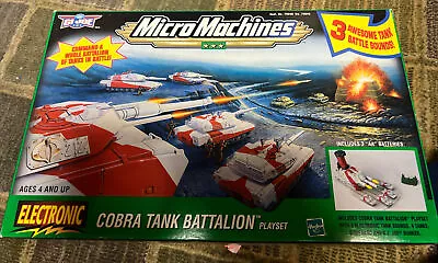 GI Joe Vs Cobra Micro Machines – Cobra Tank Battalion. 8 Piece Set. NEW IN BOX • $95