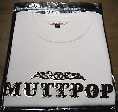 Small & Large - MUTTPOP By Jerry Frissen Tshirt Gold & Copper On White • $17.82