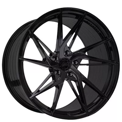 19  Staggered Vertini Wheels RFS1.9 Gloss Black Flow Formed Rims • $1549