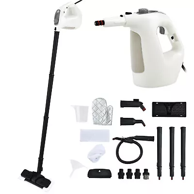 1400W Multipurpose Pressurized Steam Cleaner Mop W/ 17 Pieces Accessories • $59.99