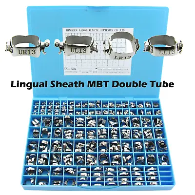 Dental Orthodontic Buccal Double Tubes 1st Molar Bands MBT Lingual Sheath GAC • $208.99