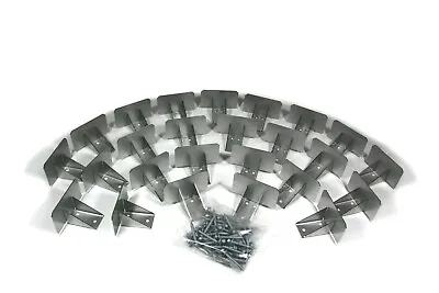 SnowCatchers Stainless Steel Snow Guards 25 Pcs W/Screws For Metal Steel Roof • $198