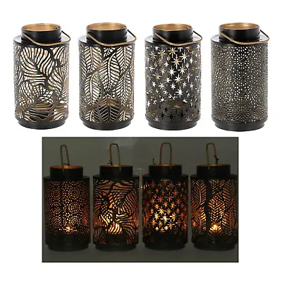 £11.99 • Buy Tealight Candle Lantern Hanging Metal Jar Holder Decoration Wedding Home Garden