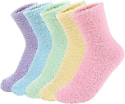 £6.99 • Buy 6 Pairs Women Ladies Soft Fluffy Bed Socks Winter Warm Lounge Slipper Fleece