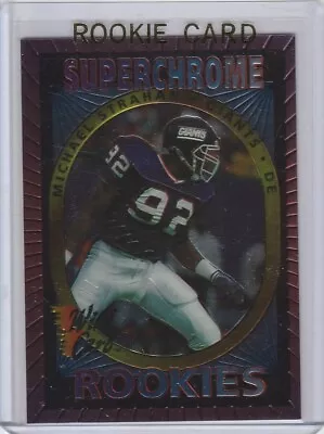 MICHAEL STRAHAN ROOKIE CARD 1993 Super Chrome New York Giants Football RC • $0.99