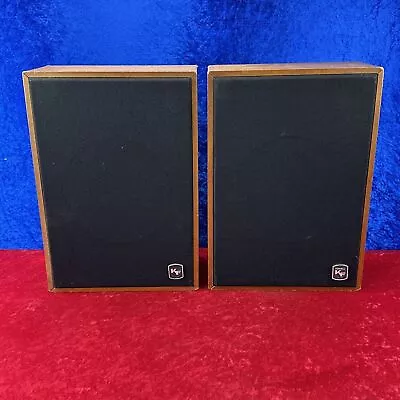 Farnell - KF SG10 Speakers Pair Vintage 100V 10 Watts Brown Wooden Case • £29.99