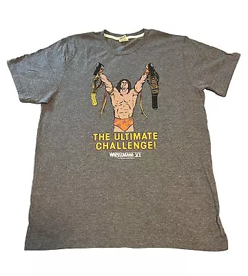 Wwe Homage Ultimate Warrior Wrestlemania 6 T-shirt Sz.  Adult Large • $19.99