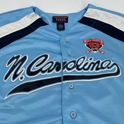 Veezo Baseball Jersey All Star League World Champions N. Carolina 2003 MENS L • $69.97