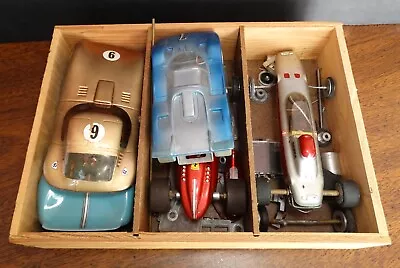 Vntg. Slot Cars Lot For Parts Or Repair - 1/24 Or 1/32? • $26