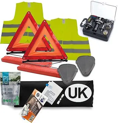 Premium European Car Driving Travel Kit Emergency EU Abroad Europe • £22.72