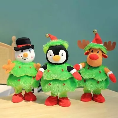 Dancing Christmas Tree Plush Toy Musical Toy Decoration Ornament • £18.44