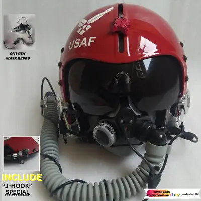 Thunderbird Fighter Pilot Helmet Hgu-33+mbu-20 Oxygen Mask(repro)+bag • $799