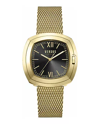 Versus Versace Mens  Gold 41mm Bracelet Fashion Watch • $275