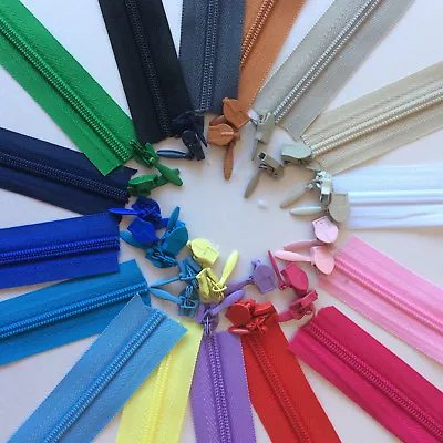 £2.80 • Buy Invisible Concealed Continuous Zipper Roll | Size 3 And Some #5 Heavy Duty